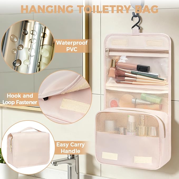 BAGAIL 9 Set Packing Cubes with Packing List Luggage Packing Organizers for Travel Accessories (Cream) - Image 6