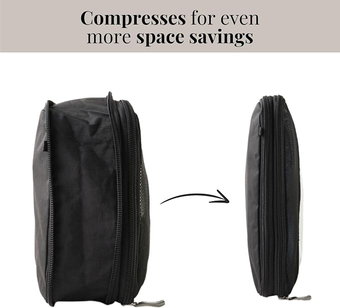 Baggallini Compression Cube 3-piece set - Lightweight Compression Packing Cubes for Travel - Image 2
