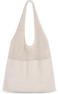 Sightor Crochet Tote Bag, Mesh Beach Bag Knit Summer Hobo Bag for Women | Beach Tote bag Vacation Outfits Aesthetic Boho Bag by Sightor