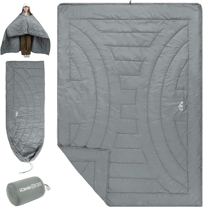 3M Thinsulate Insulation Warm Camping Blanket Ultralight Compact by iClimb