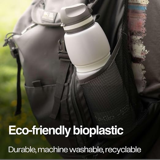 Water-to-Go Water Filter Bottle, 1 Liter, Cloud Grey | International Travel, Portable Purification, Eco-Friendly Bioplastic, New Leak-Proof Lid, Filters Viruses - Image 6
