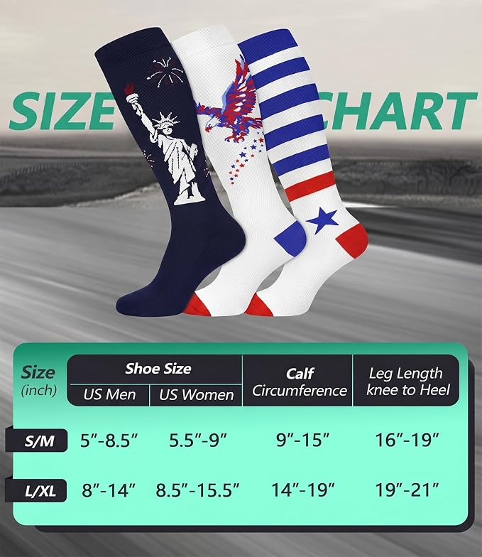 FuelMeFoot 3 Pack Copper Compression Socks - Compression Socks Women & Men Circulation - Best for Medical,Running,Athletic - Image 6