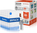 ETENWOLF 20 Jumbo Vacuum Storage Bags for Travel with Wireless Pump | Vacuum Seal Bags for Clothing Travel, Compression Packing Bags for Clothes and Blankets, Space Saver Bags in Carry-On Sizes by ETENWOLF
