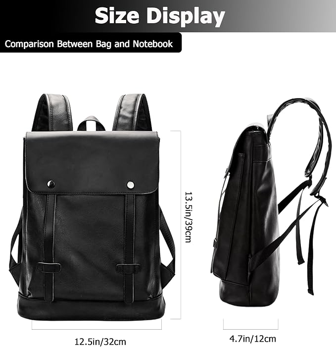 Anti Theft Laptop Backpack for Men Women, Lightweight Travel Bag | Lightweight business backpack, laptop storage and anti-theft travel styling support commute, campus and daily trips - Image 3