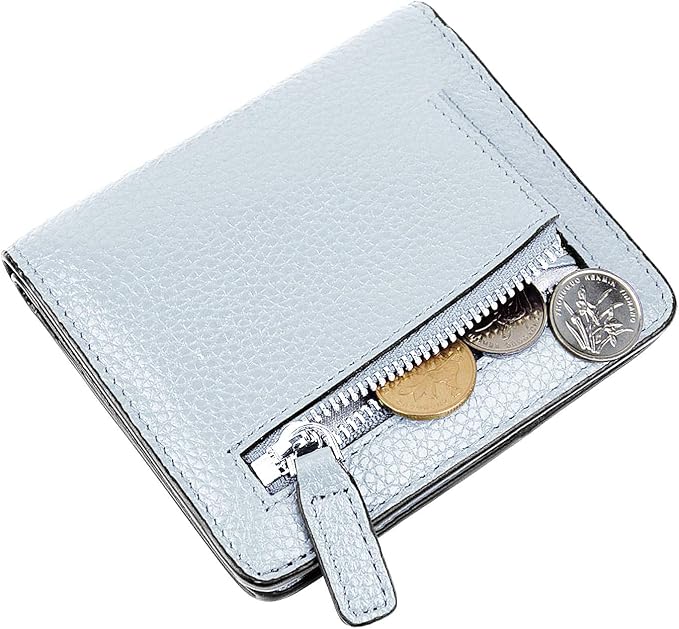 Small Leather Wallet for Women, Ladies Credit Card Holder RFID Blocking Women's Mini Bifold Pocket Purse - Image 6