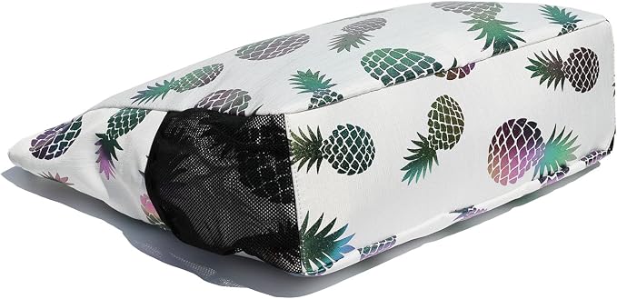 ESVAN LARGE BEACH BAG Water Resistant Lightweight 20 inch Women Oversize Tote Bag for Gym Beach Travel Pool Yoga Nurse - Image 7