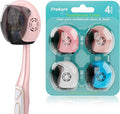 Frekare Toothbrush Covers Caps Brush Pod Case Protector For Travel 4 pack | Helemt Style Toothbrush Case Protector Fits Most Manual and Electric Tooth Brushes For Bathrooms Household by Frekare