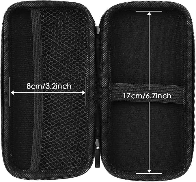 iMangoo Travel Essential Electronics Organizer Charger Case Carrying Pouch | 6.5x3.2x1" Power Bank Tech Accessories Protective Storage Shockproof Portable Purse Men Women School Office Trips Must Have - Image 4