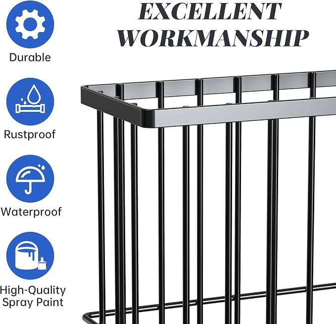 NiHome Cabinet Door Lid Organizer 2-Pack, Cabinet Organizers and Storage, Compact Design for Space Optimization-Over the Cabinet Door Organizer for Diverse Storage Solution - Image 3
