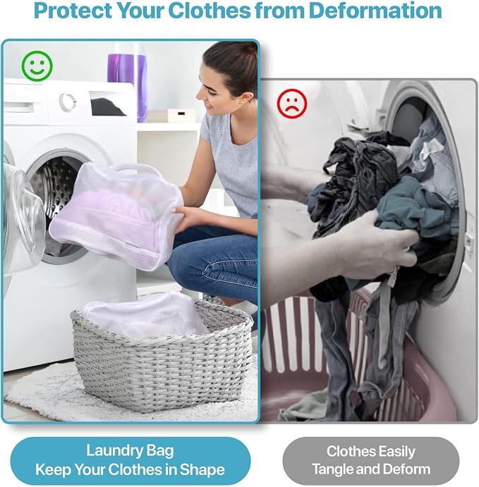 Cambond Mesh Packing Cubes for Travel Women - Lightweight Travel Bags Luggage Packing Organizer Travel Cubes for Suitcase with Handle - Image 6