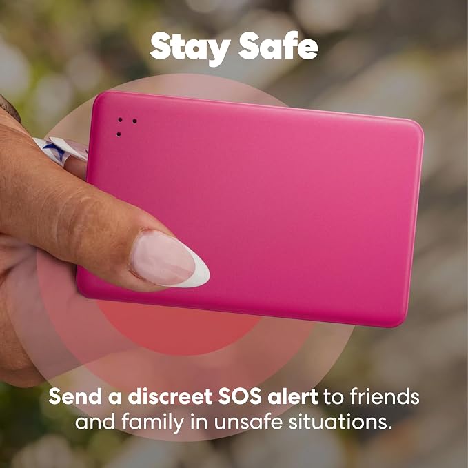 Life360 Tile Slim - Wallet Finder, Bluetooth Tracker and Item Locator for Luggage Tags, Passports and More. Both iOS and Android Compatible. Phone Finder. 1-Pack (Pink Punch) - Image 7