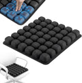 Sondour 42 Airbags Inflatable Travel Seat Cushion Airplane for Long Flight | Portable Airplane Gadgets Seat Cushions with Air Pump, Wheelchair Cushions,Pressure Relief Seat Cushion-1 Black by Starlo