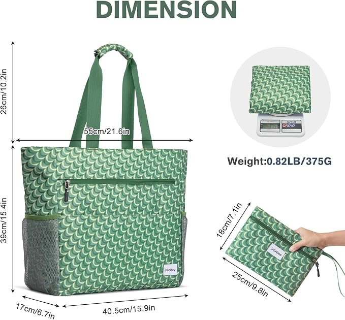G4Free Beach Bag, Waterproof Sandproof Beach Tote Bag, Large Capacity Foldable for Women - Image 6