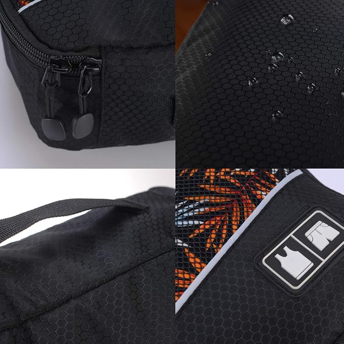 Packing Cubes large Luggage Organizers Bags For Travel Organizing Clothes | Mixed Color 8 Set Suitable family or two-person trips; breathable mesh make easy to sort; durable and convenient to store - Image 4