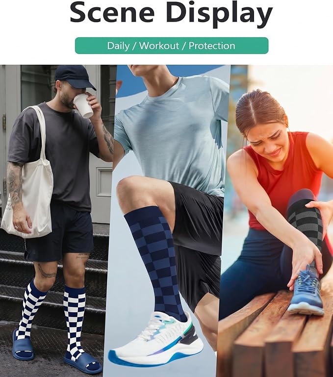 FuelMeFoot 3 Pack Copper Compression Socks - Compression Socks Women & Men Circulation - Best for Medical,Running,Athletic - Image 5