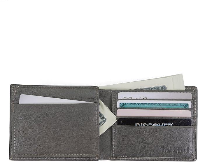 Timberland Men's Genuine Leather Passcase Security RFID Wallet - Image 3