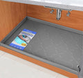 Waterproof Under Sink Mat Silicone 40"x19", Kitchen Cabinet Liner | BPA-Free Silicone Mat with Raised Lip Protects Cabinets from Leaks, Versatile Home Organizer for Bathroom, Pets, Boots, Floor by SIKADEER