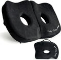 Seat Cushion | Premium Foldable Sit Bone Cushion for Pressure Relief, Hip, Hamstrings & Sciatica Comfort | Butt Pillow | Ergonomic Ischial Tuberosity Support for Home, Office & Driving by CushyTushy