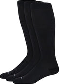 Nylon Knee High Socks - 15-20mmHg Graduated Compression Socks - Soft & Breathable Support Unisex Socks by Comrad