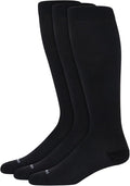 Nylon Knee High Socks - 15-20mmHg Graduated Compression Socks - Soft & Breathable Support Unisex Socks by Comrad