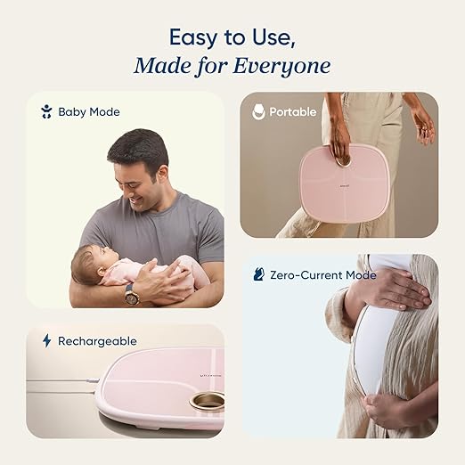 Etekcity Rechargeable Smart Scale for Body Weight, FSA Eligible, Pink | HSA eligible, tracks 13 metrics including BMI, body fat and muscle mass, with Secret Mode and Bluetooth app sync - Image 6
