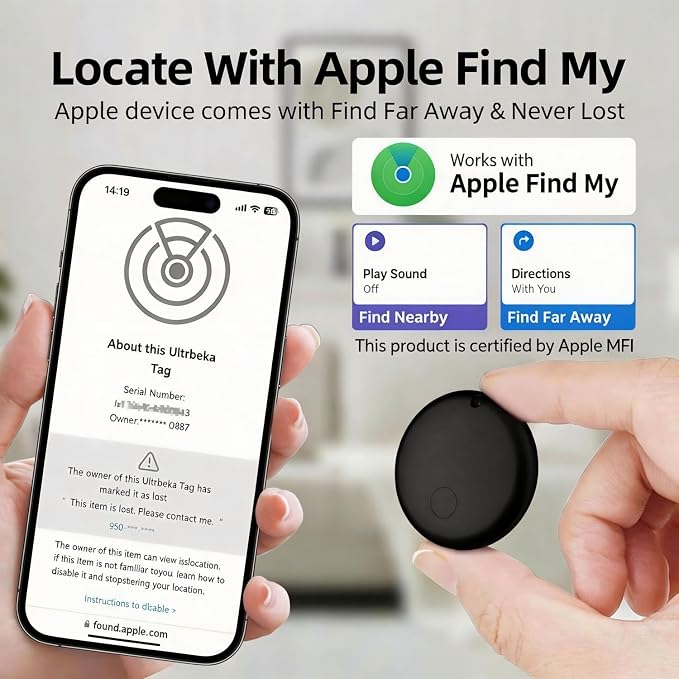 GPS Tracker for Vehicles - No Subscription Tracker Device for Vehicles, No Monthly Fee & SIM Card for Car Tracker Device Hidden for Android and iPhone, IP68 Waterproof, Safe & Durable, Small - Image 4