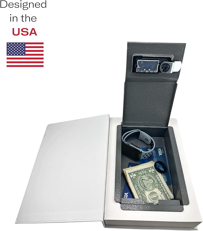 Real Paper Diversion Book Safe with combo lock- Secret Box Collection Box- Art of Design. Safe for money, disguised safe, real book pages, money hiding, diversion safe. - Image 3