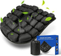 34 Air Cell Self-Inflating Seat Cushion, 3D Air Bubble Design for Tailbone Pain & Hemorrhoid Relief, Pressure Relief Cushion for Office Chair, Car, Wheelchair, Airplane Travel, Home (No Pump Needed) by RUIERS