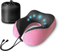 High Fill Memory Foam Travel Neck Pillow - Ergonomic Support for Plane, Car, Home Travel Accessory, Washable Cover - Neck Pillow for Effortless Travel by ODT+UK