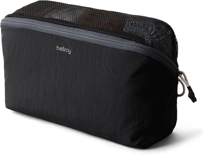 Bellroy Packing Cube, 4L Travel Organizer Pouch - Black | 4L organizer packing cube with an internal zip pocket and a durable, lightweight design by Unknown