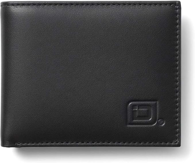 ID Stronghold Extra Capacity Bifold Wallet for Men - RFID Blocking Genuine Leather Wallet by IDStronghold