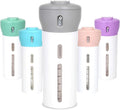 Travigo 4-in-1 Travel Dispenser Bottle, TSA Approved, Leak Proof, Four Reusable 1.4 oz. (40 mL) Toiletry Containers for Shampoo, Conditioner, Soap, Lotion, Skincare (Gray) by Travigo