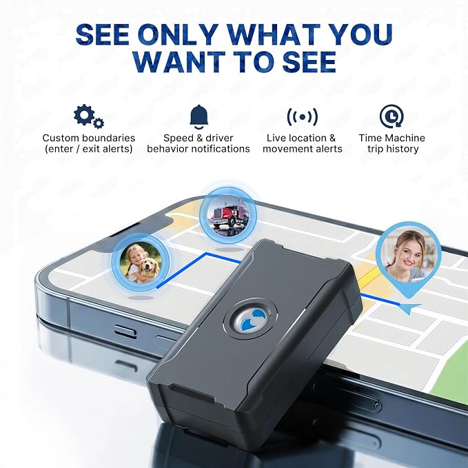 GPS Tracker for Vehicles, Magnetic Waterproof 4G LTE Car Tracker, 6000mAh Battery Up to 90-Days, Tracking Devices for Cars Hidden, Geo-Fence, Lifetime Support, Subscription Required - Image 7
