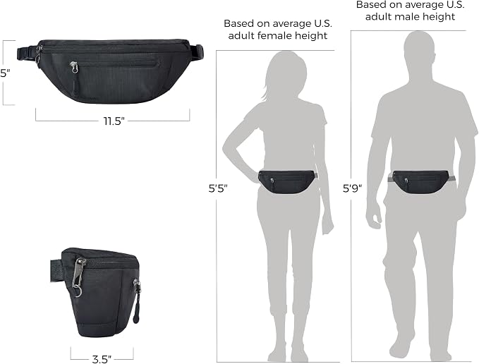 Travelon Anti Theft Urban Waistpack - Image 4