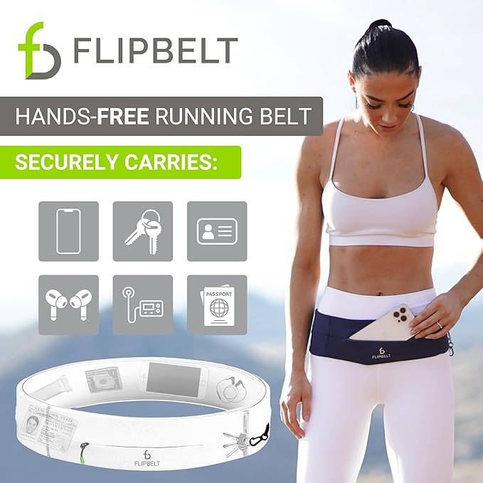 FlipBelt Zipper Running Belt, Waist Pack for Fitness and Running, US Company - Image 2