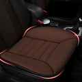 Car Seat Cushion Pad 1.2" Thick Comfort Protector for Car Driver Seat Office Chair Home Use Memory Foam Cushion with Non Slip Bottom, 20'' x 18.5'', Coffee by MYFAMIREA