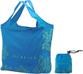 55 Pound Reusable Shopping Bag - Folds into a Small Pouch - Washable Reusable Grocery Bag, Durable & Stylish with handles for Easy Shoulder or Hand Carry by Nereiva