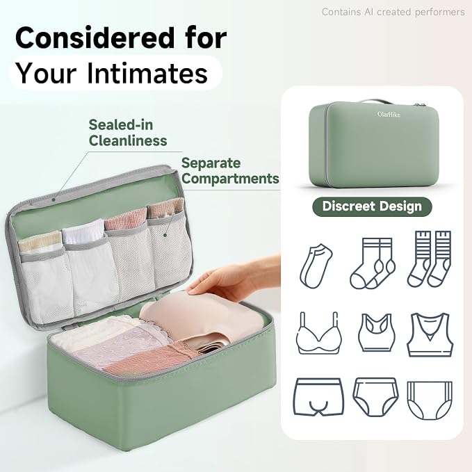 OlarHike 9 Set Packing Cubes for Travel,Gifts for Women Mom,Anti-Tearing Suitcase Organizer,with Over 1000 pcs Mesh Holes,Vacation Essentials & Accessories for Cruise Ship - Image 5