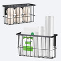 FAMNONE 2-Pack Magnetic Basket for Dryer Balls, Laundry Room Organizer | Metal Dryer Ball Holder, Magnetic Lint Bin, Fridge Basket, Washer Dryer Organizer for Kitchen, Laundry by FAMNONE