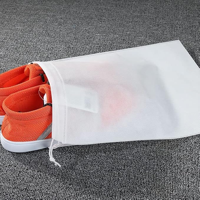 Gladiolus hybridus 30 eco-friendly travel shoe bag storage bags, non-woven breathable dust-proof with rope, suitable for storing shoes and isolate dust keep bags clean tidy (11.8in X 15.74in) - Image 9