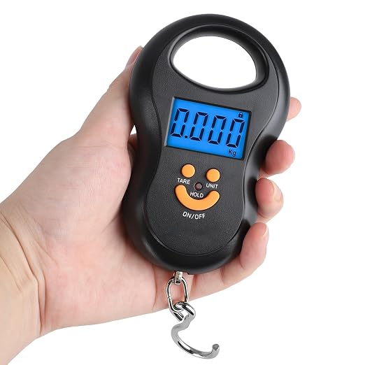 SmileScale Oversized Digital Luggage Scale – Large Backlit Display, 110lb/50kg Capacity – Heavy-Duty Travel Baggage Weight Checker with Big Grip for Suitcases, Parcels, and More - Image 5