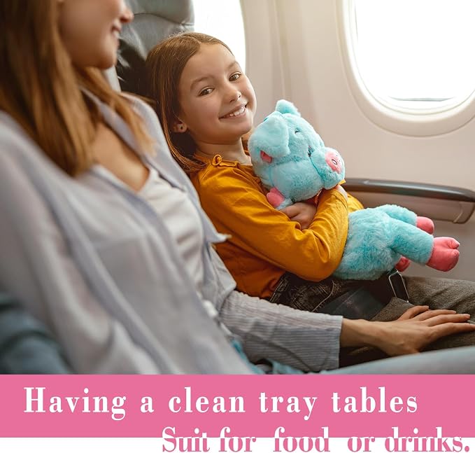 Adjustable Kids Tray Table Cover with Multi Portable Pockets, Airplane Travel Essentials for Kids, Toddlers, Adults, Airplane Must Haves, Plane Travel Essentials, Travel Tray for Plane Train, Horse - Image 6