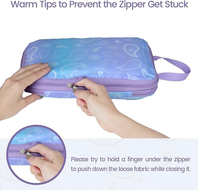 Cambond Compression Packing Cubes for Travel - Luggage Suitcase Organizer | Compression Zip Design for Space-saving, Expandable, Lightweight, Keep Clothes Sorted, Luggage Space Tidy, Carry on Pack Fast - Image 6
