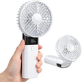 HAWANA Handheld Fan Rechargeable, Portable Mini Fan with 3000mAh Battery, Up to 10H Runtime, 180° Foldable Personal Fan, USB Travel Fan for Pocket, Office, Bedroom, Camping by AccompanyYouThroughTheColdWinter