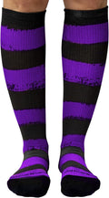 Crazy Compression Socks, Comfortable Support Socks for Recovery, Travel, Hiking, and Long-Hour Comfort w/Fun Designs by CrazyCompression