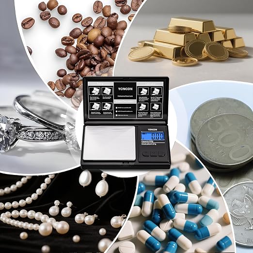 Gram Scale- 500g Ultra-Precise Digital Scale .01 Gram Accuracy for Jewelry, Diamonds, Gold & Silver, Portable Pocket Scale with LCD Display, Tare Function - Perfect for Jewelers & Collectors - Image 7