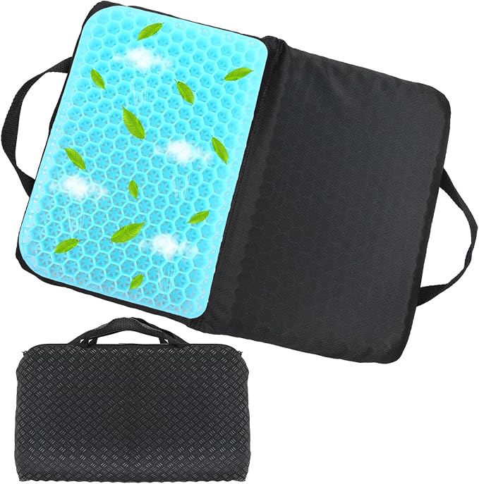 New Upgraded Portable Seat Cushion 15.7" x 11.8" Travel Seat Cushion | Foldable Travel Cushion, for Airplane Seats, Camping, Stadium, Cinema, Garden Benches Seat Cushion - Image 8