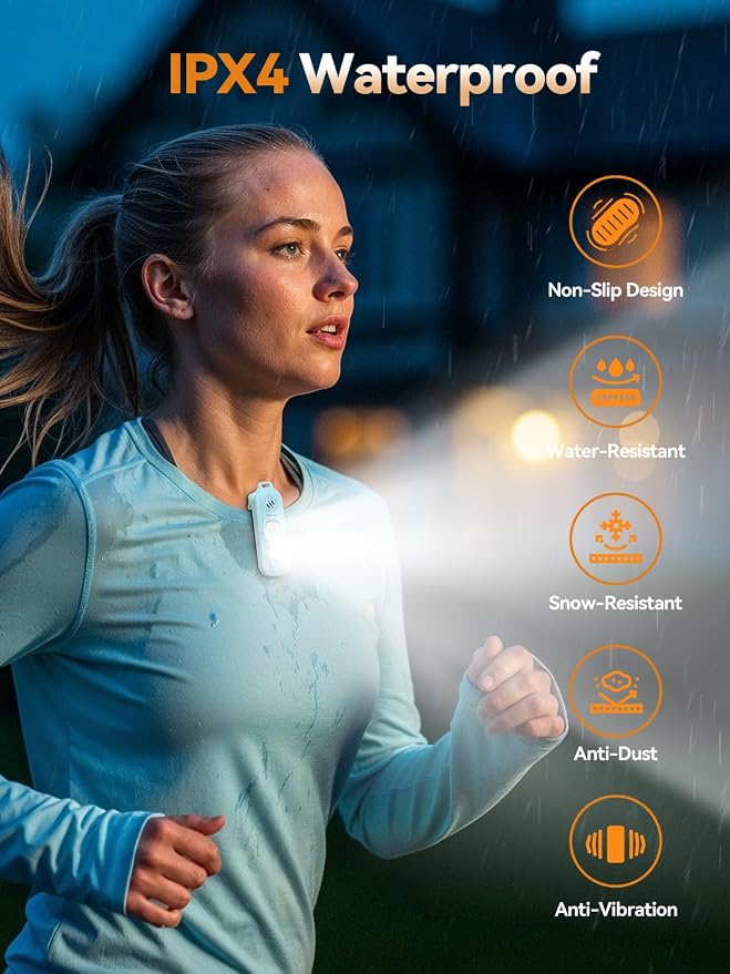 TECKNET Personal Safety Alarm 135dB with SOS Strobe Light for Women - Rechargeable& IPX4 Waterproof Running Lights with Clip On Torch & Low Battery Notice, Safety Siren for Running, Travel Kids, Blue - Image 3