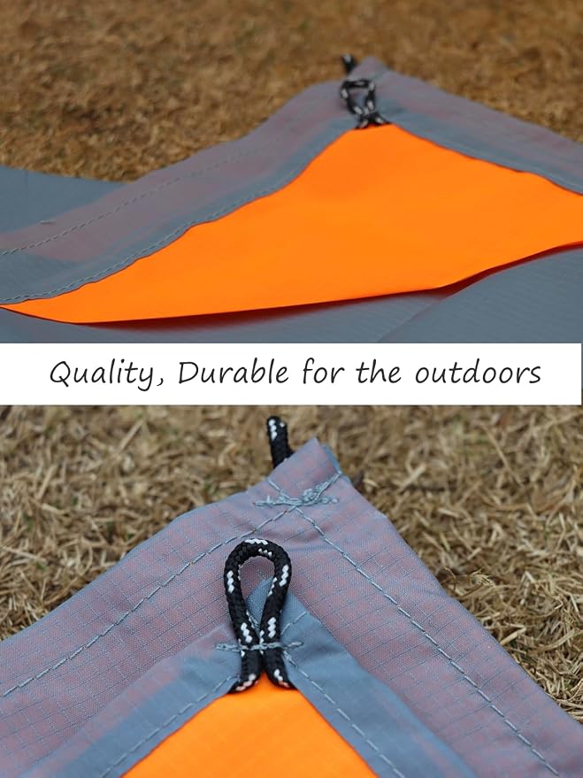 Orga'Neat Pocket Picnic Blanket, Compact Lightweight Tarp for Camping | Foldable, Easy to Carry, Water Resistant Sandproof Washable Quick Dry Mat for Beach, Festival, Travel, Outdoor Recreation - Image 2
