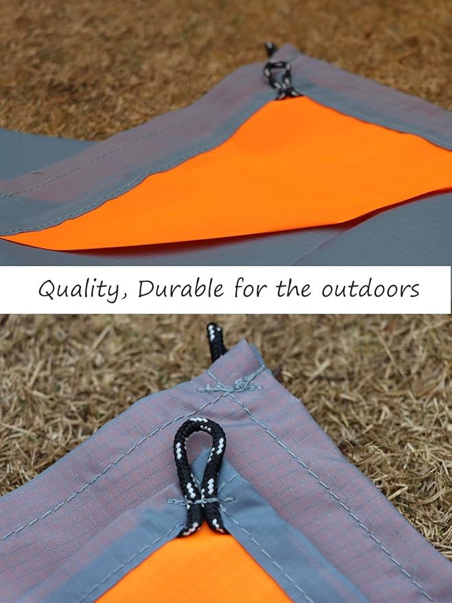 Orga'Neat Pocket Picnic Blanket, Compact Lightweight Tarp for Camping | Foldable, Easy to Carry, Water Resistant Sandproof Washable Quick Dry Mat for Beach, Festival, Travel, Outdoor Recreation - Image 2